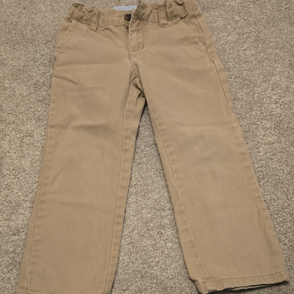 Janie and Jack Classic Tan Trousers